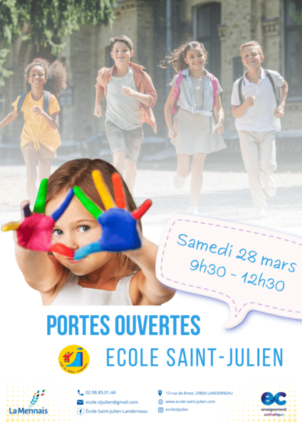 Portes ouvertes – Ecole Saint Julien – Landerneau
