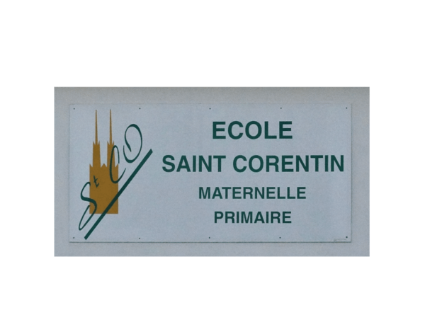 Panneau Ecole Saint Corentin La Salle Quimper