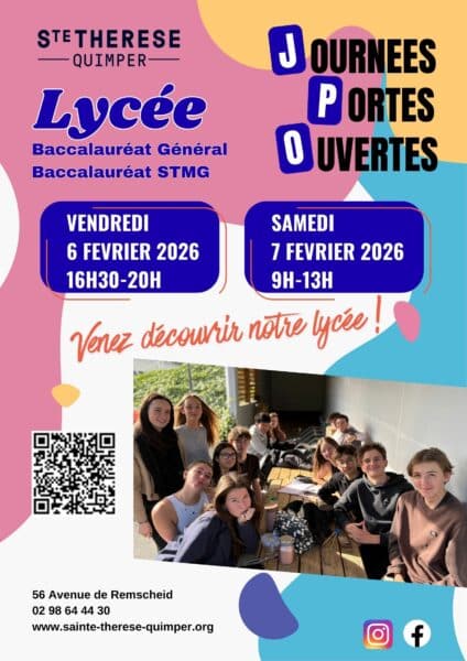 Portes ouvertes – Lycée Sainte Thérèse – QUIMPER