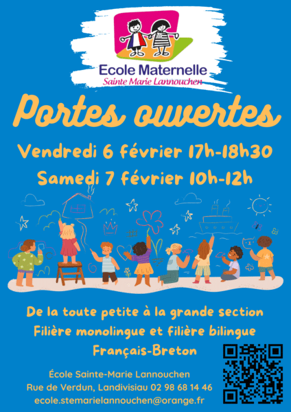 Portes ouvertes – École Sainte Marie Lannouchen – LANDIVISIAU